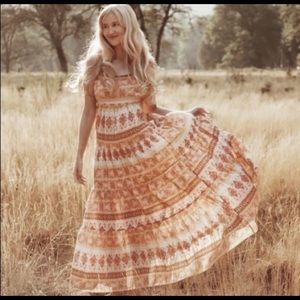 Odd Molly Sustainable Tie Front Dress, Bohemian